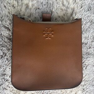 Tory Burch Brown Leather Crossbody Bag